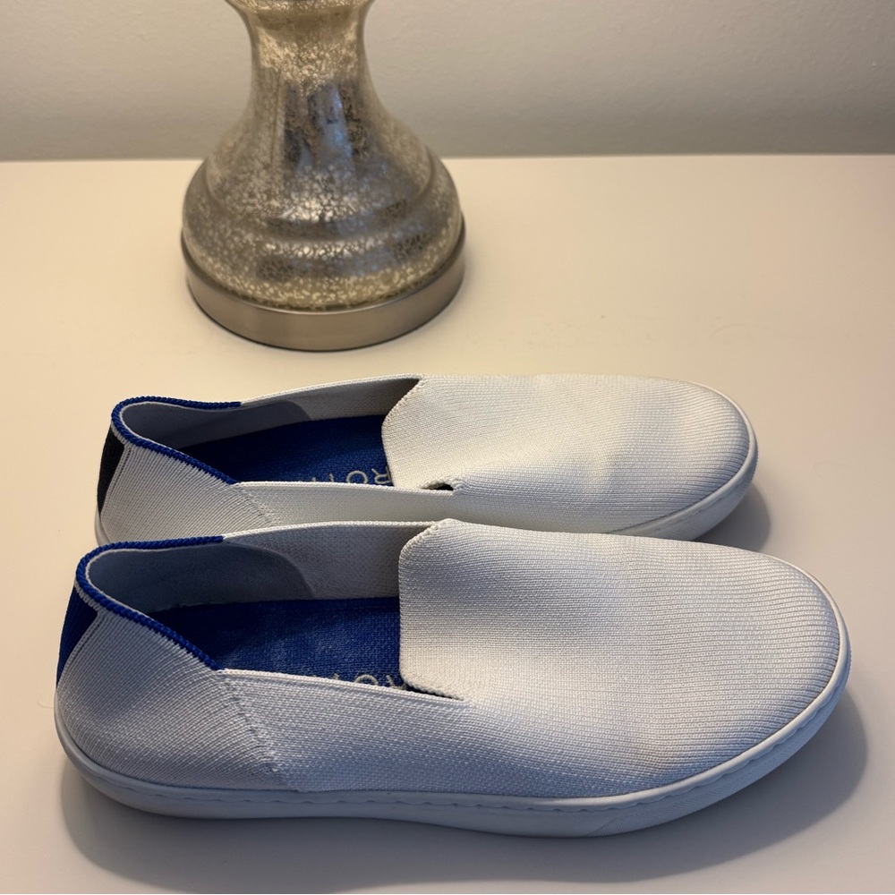 Rothys the Original Slip on sneaker bright white